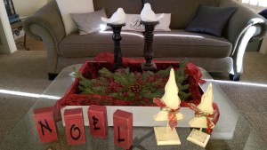 Christmas tabletop decor