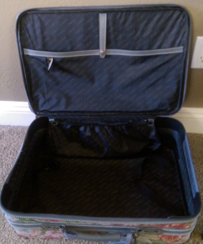 Empty suitcase