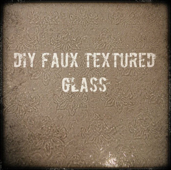Cover Pic Faux Textured Glass