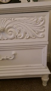 Distressed Painted Furniture Detail