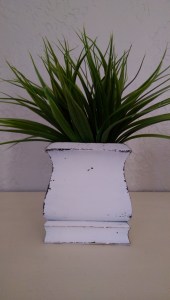 Distressed Painted Vase