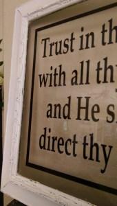 Distressed Painted Frame